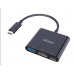 Adaptér AKASA USB Type-C na HDMI s USB 3.