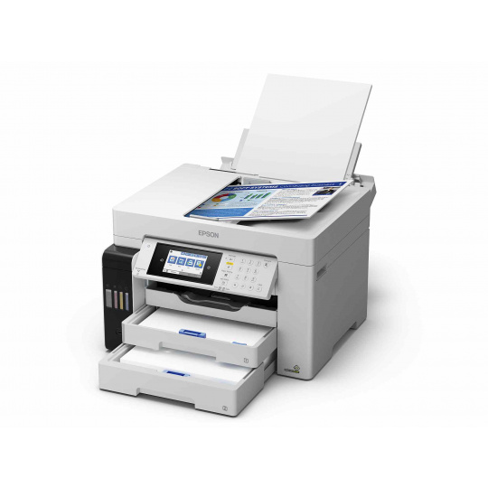 EPSON - poškodený obal - atrament do tlačiarne EcoTank L15180,4v1,4800x1200dpi,A3,USB,25PPM,4ink