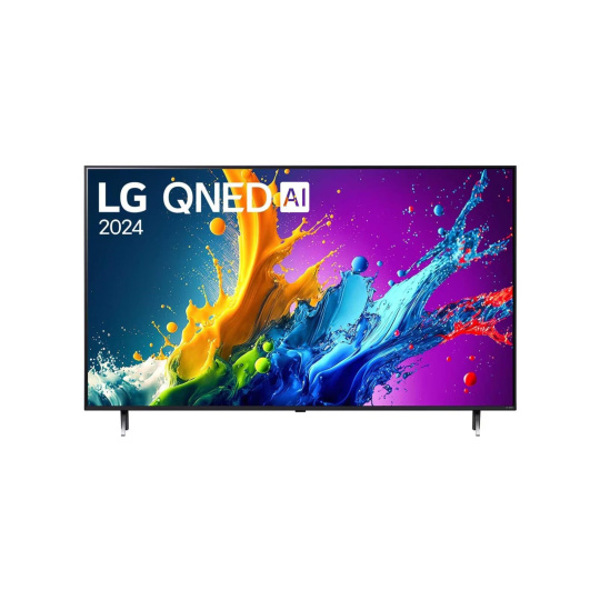 LG QNED80 43" TV, 4K Ultra HD, QNED, webOS, HDR, Bluetooth 5.1, Wi-Fi, ThinQ, AI Sound Pro