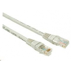 Solarix Patch kábel CAT6 UTP PVC 10 m sivý, odolný voči nárazom C6-155GY-10MB Solarix Patch kábel CAT6 UTP PVC 10 m sivý, odolný voči nárazom C6-155GY-10MB