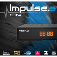 Amiko Impulse 3 H.265-HEVC Terestriálny / Káblový prijímač DVB-T/T2/C