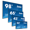 Iiyama ProLite TN8605A-B1AG, IFP, 217.4 cm (85.6''), infrared, 4K, USB, USB-C, RS232, Ethernet, kit (USB, RS232)