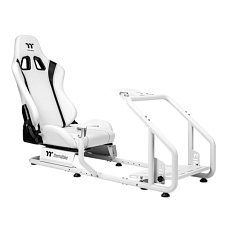THERMALTAKE Závodní kokpit GR300 Racing Simulator Cockpit, Bílá THERMALTAKE Závodní kokpit GR300 Racing Simulator Cockpit, Bílá