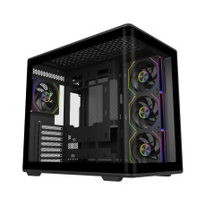Cooler Master case Elite 600, ATX, Průhledná bočnice, 4x 120mm Fan, Černá Cooler Master case Elite 600, ATX, Průhledná bočnice, 4x 120mm Fan, Černá