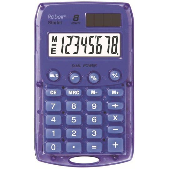 REBELL kalkulačka - StarletV BX - fialová REBELL kalkulačka - StarletV BX - fialová