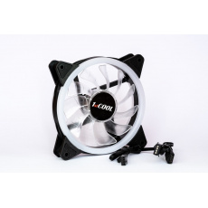 1stCOOL Fan REGULAR EVO RGB Double RING 12cm ventilátor 4pin/12V