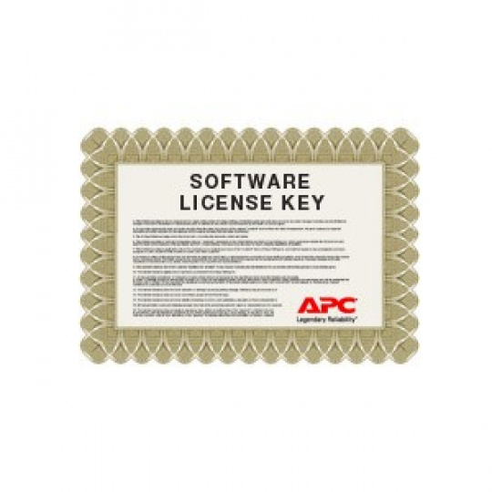 Aktivačný kľúč APC StruxureWare Central Virtual Machine - fyzický/papierový SKU