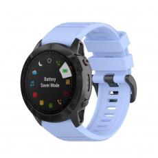 eses silikonový sportovní řemínek světle fialový pro Garmin - EasyFit/QuickFit 26mm eses silikonový sportovní řemínek světle fialový pro Garmin - EasyFit/QuickFit 26mm