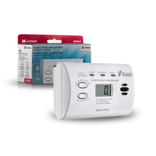 Kidde K7DCO detektor CO s displejem Kidde K7DCO detektor CO s displejem