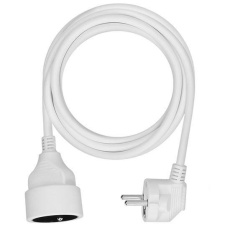 Solight prodlužovací přívod - spojka, 1 zásuvka, 3m, 3 x 1mm2, bílá Solight prodlužovací přívod - spojka, 1 zásuvka, 3m, 3 x 1mm2, bílá