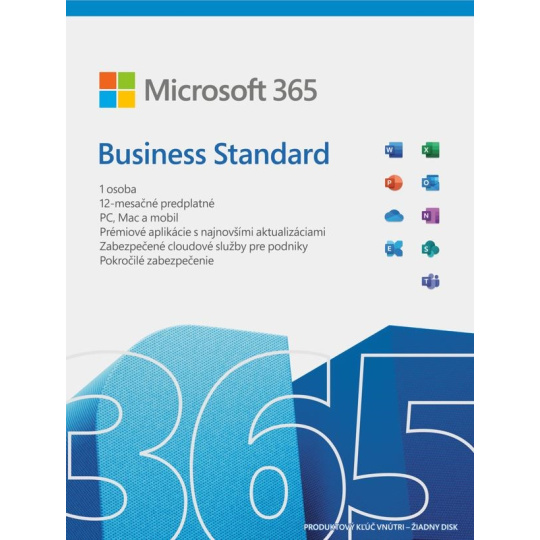 Microsoft 365 Business Standard SK (1 rok)