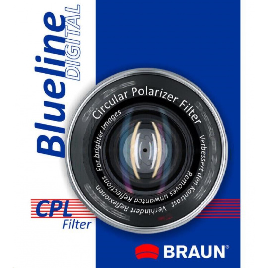 Braun C-PL BlueLine polarizační filtr 62 mm