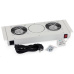 TRITON Ventilačná jednotka spodná (horná) pre RBA-A6, RUA-1V-230V/45W termostat, čierna