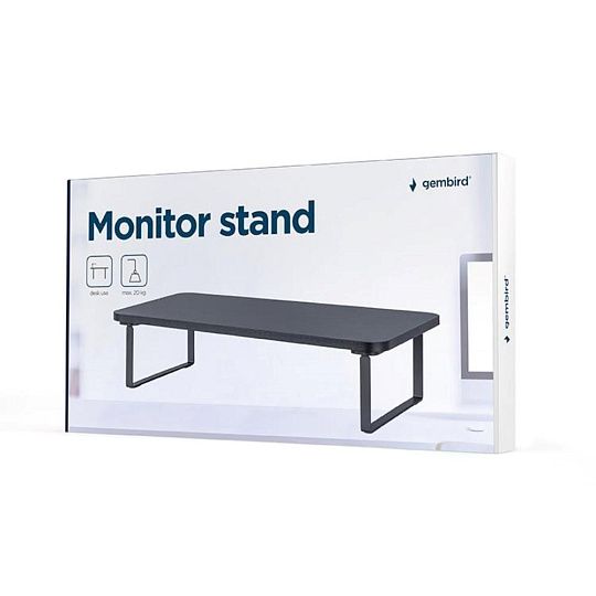 GEMBIRD Podstavec pod monitor MS-TABLE-03, černý GEMBIRD Podstavec pod monitor MS-TABLE-03, černý